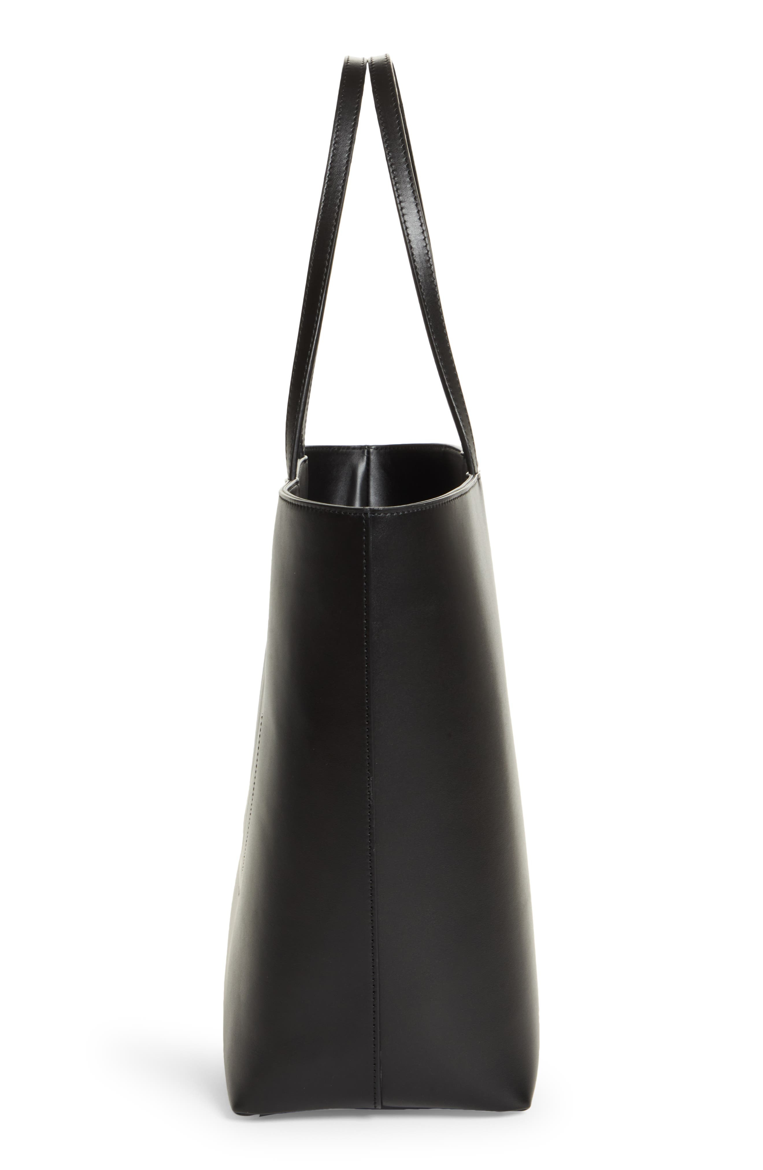 Dolce&Gabbana DG Logo Leather Tote in Black at Nordstrom - 6