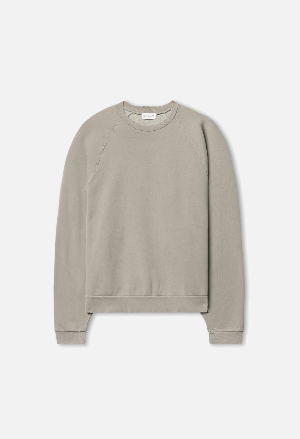 John Elliott Raw Edge Raglan Crew