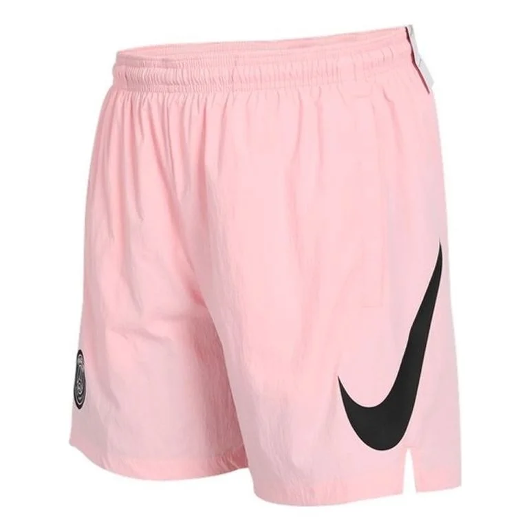 Nike Paris Saint-Germain Contrasting Colors Logo Printing Sports Shorts Pink CW0792-658 - 1