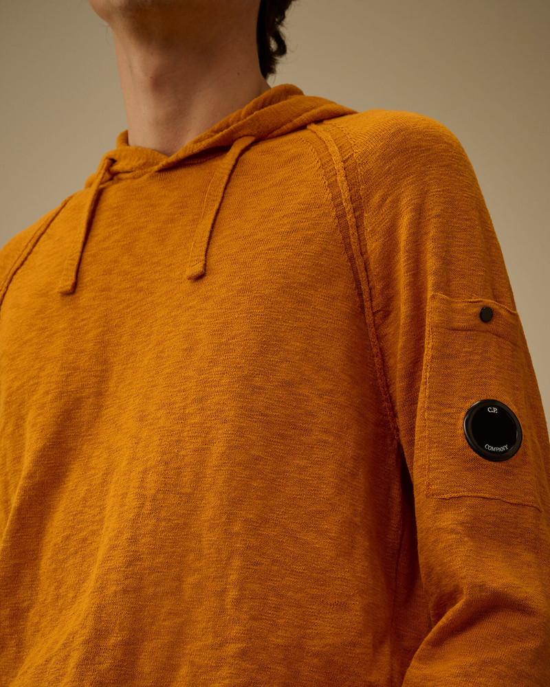 Cotton/Nylon Hooded Lens Sweater 5