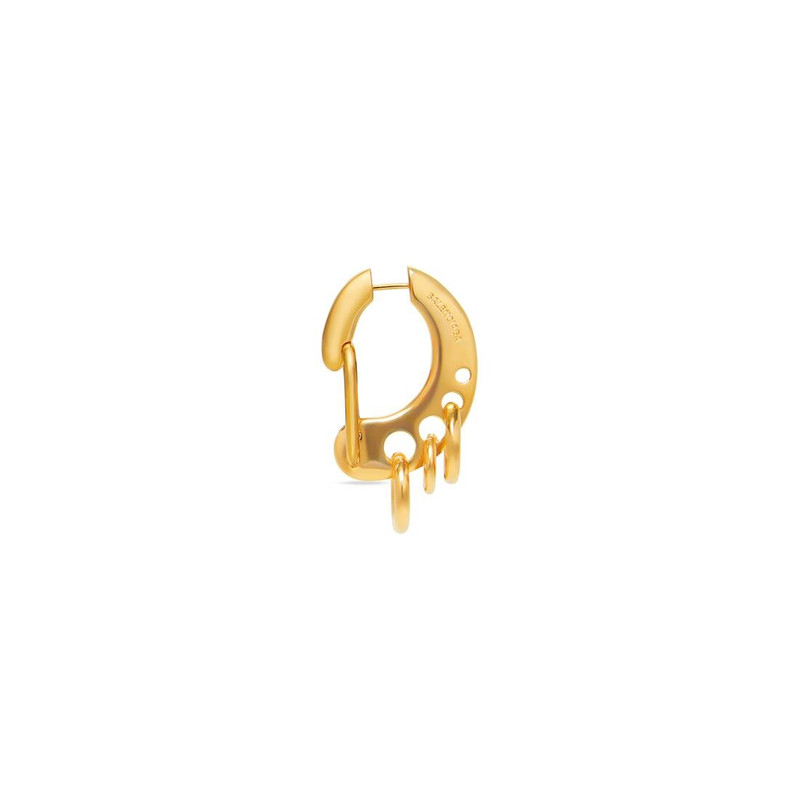 BALENCIAGA Women's Clip Earring in Gold outlook