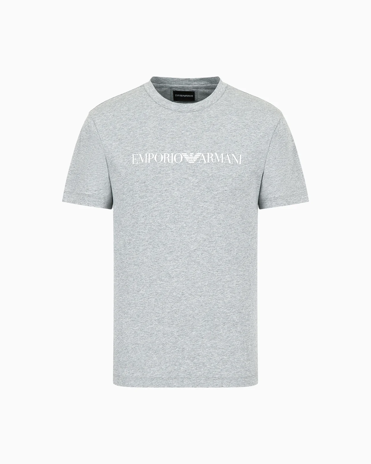 Pima-jersey T-shirt with logo print - 1