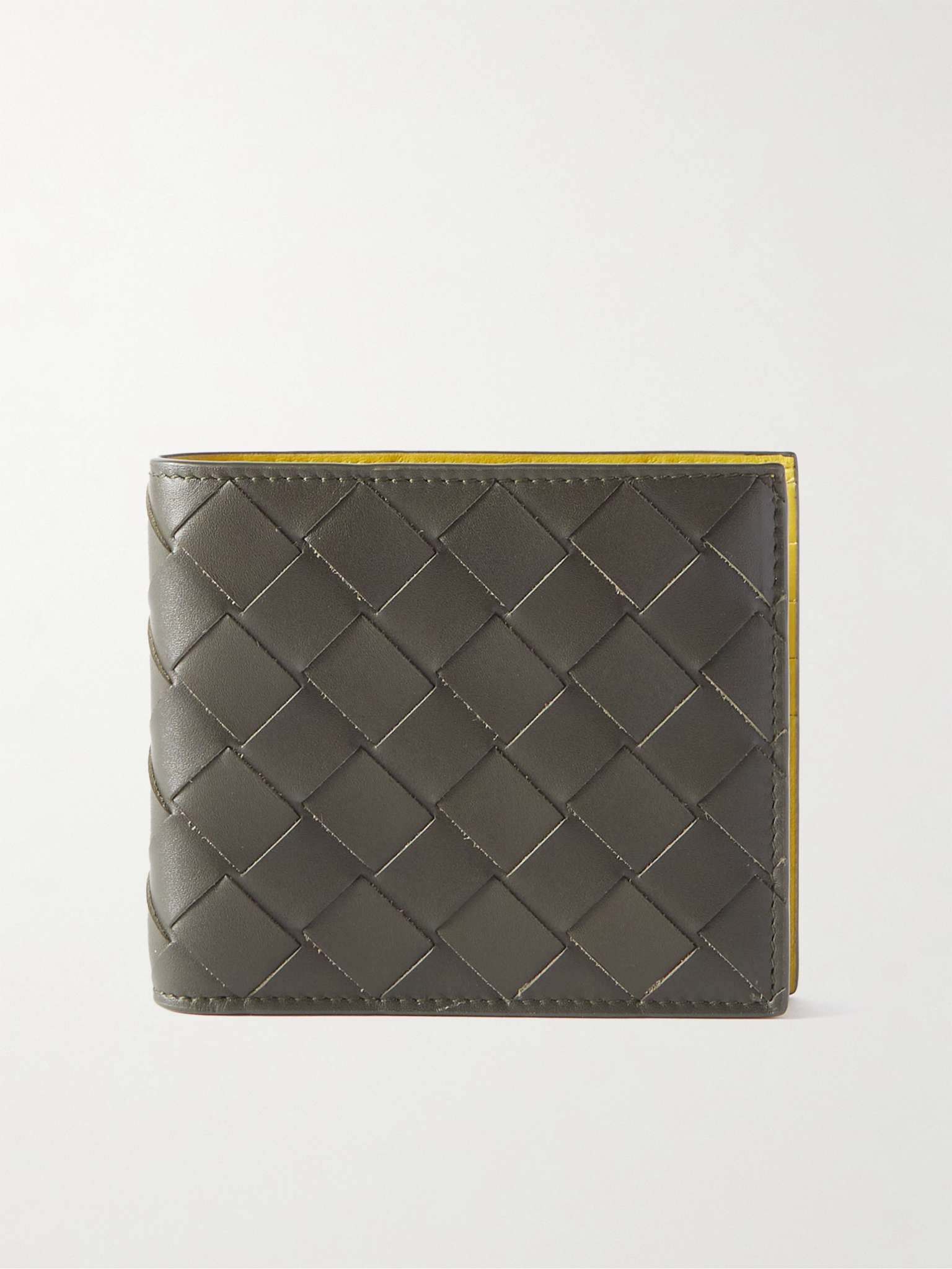 Intrecciato Leather Billfold Wallet - 1