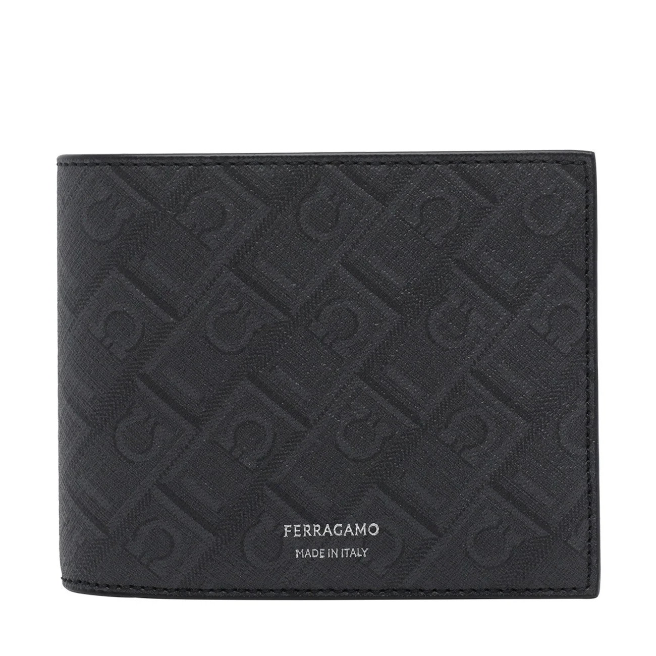 Ferragamo Men Monogram Ferragamo Bifold Wallet - 1