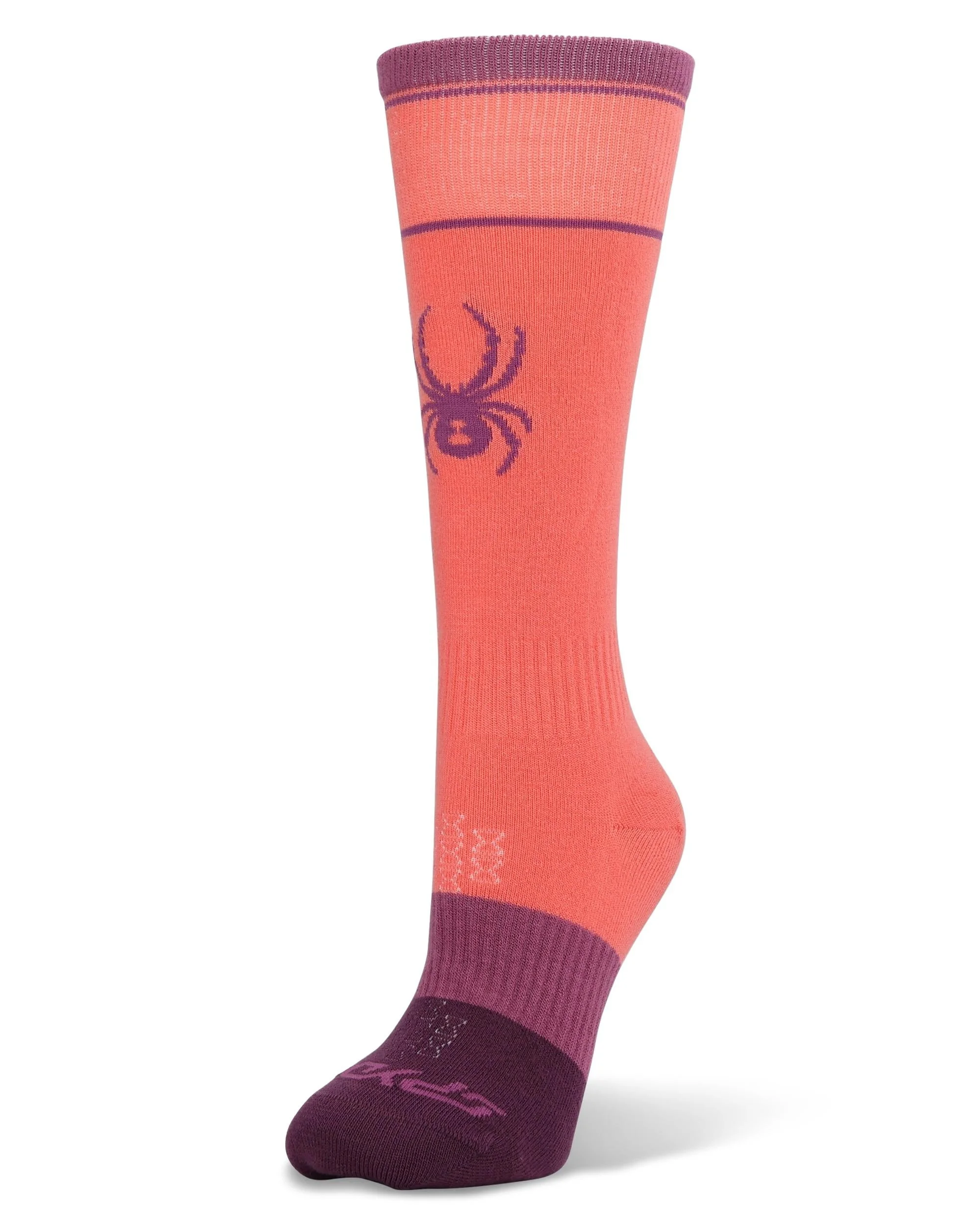 Womens Pro Liner Socks - Coral Haze - 1