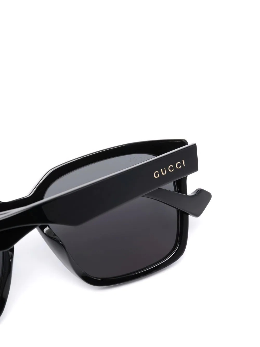 square-frame tinted sunglasses - 3