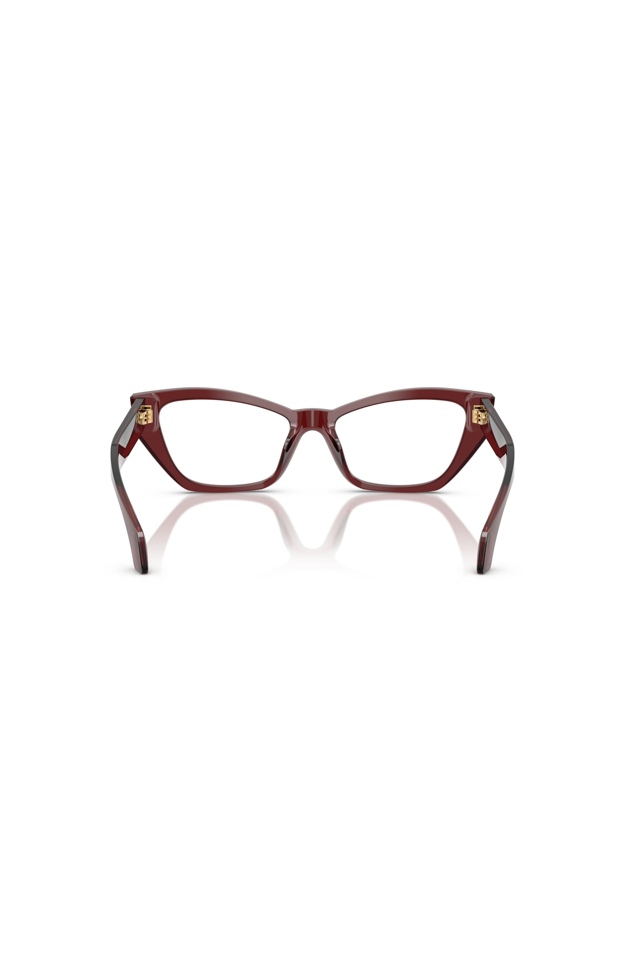 Versace 52mm Cat Eye optical glasses in Red at Nordstrom - 4