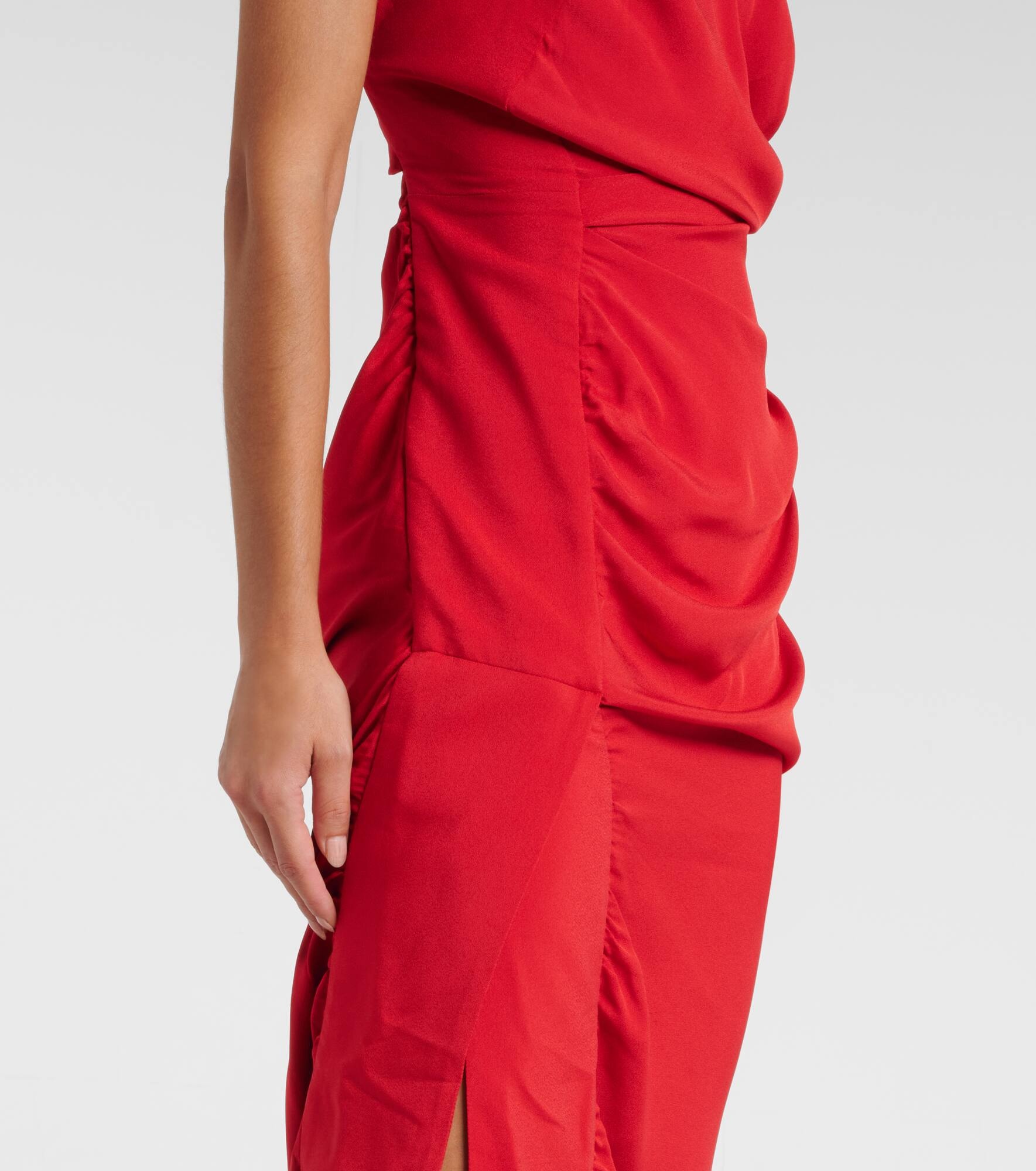 Andalouse one-shoulder midi dress - 5