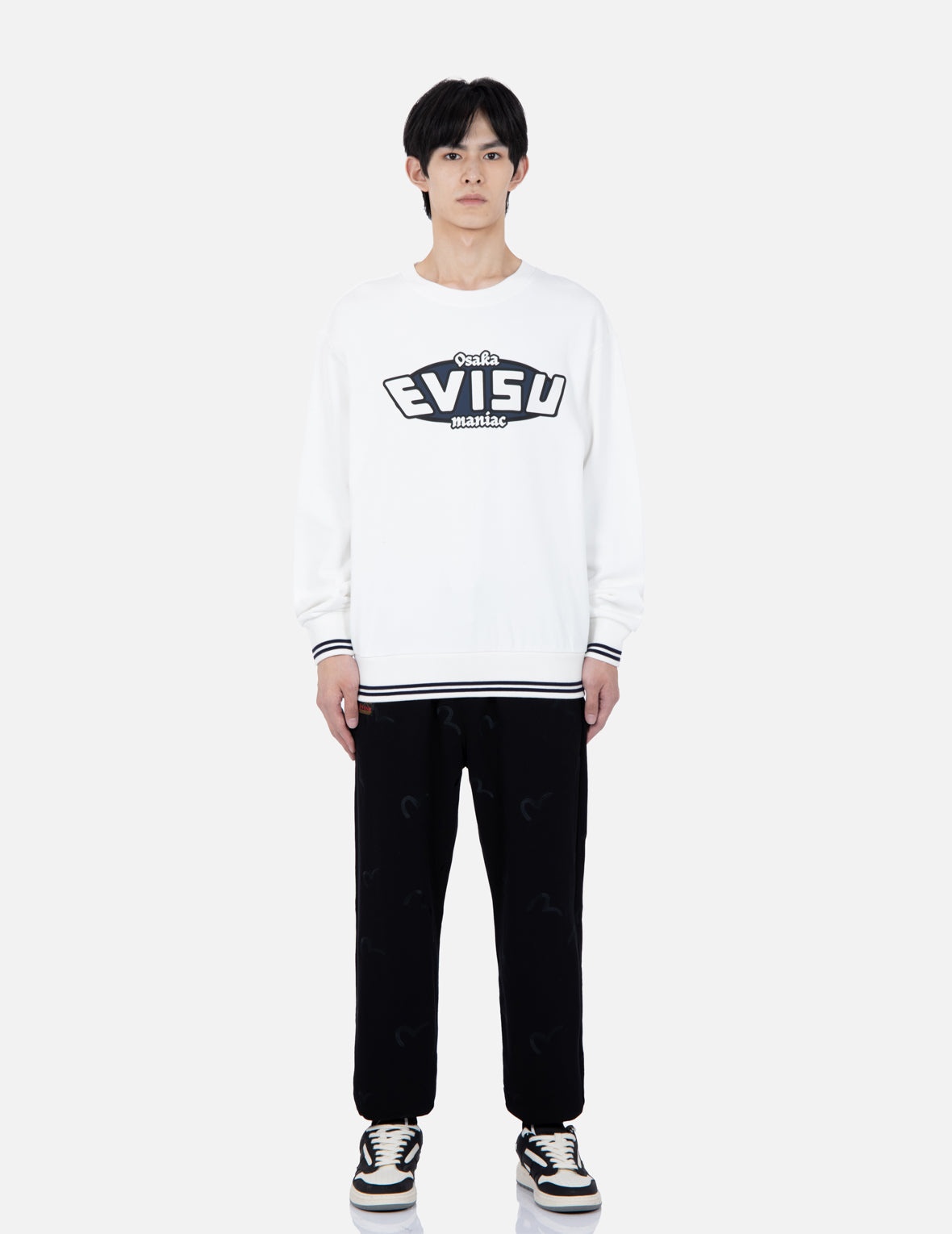 ALLOVER SEAGULL WITH DAICOCK PRINT SWEATPANTS - 6