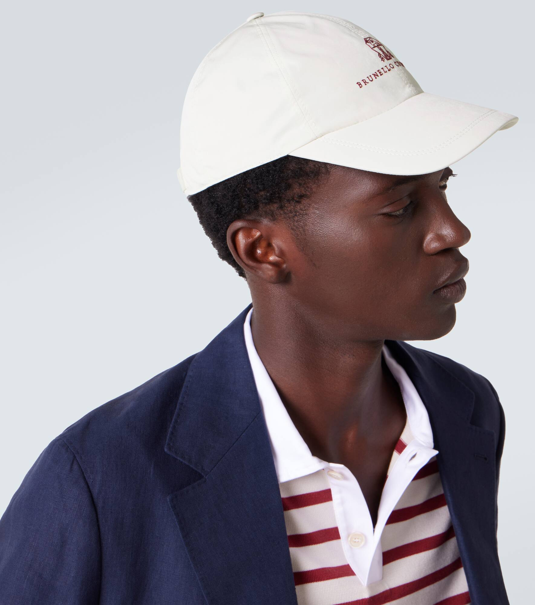 Embroidered logo baseball cap - 2