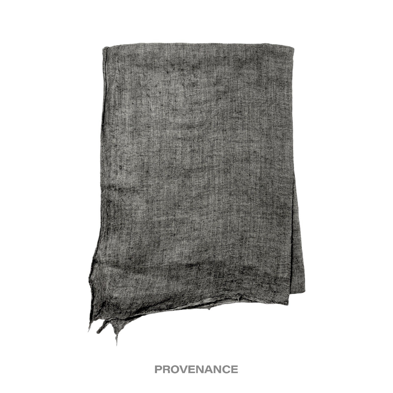 Brunello Cucinelli Two-Tone Cashmere Sheer Scarf Grey - 3