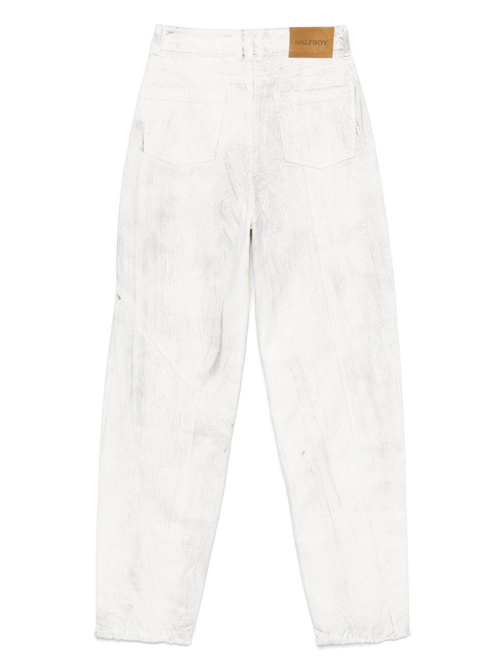 cracked boyfriend jeans - 2