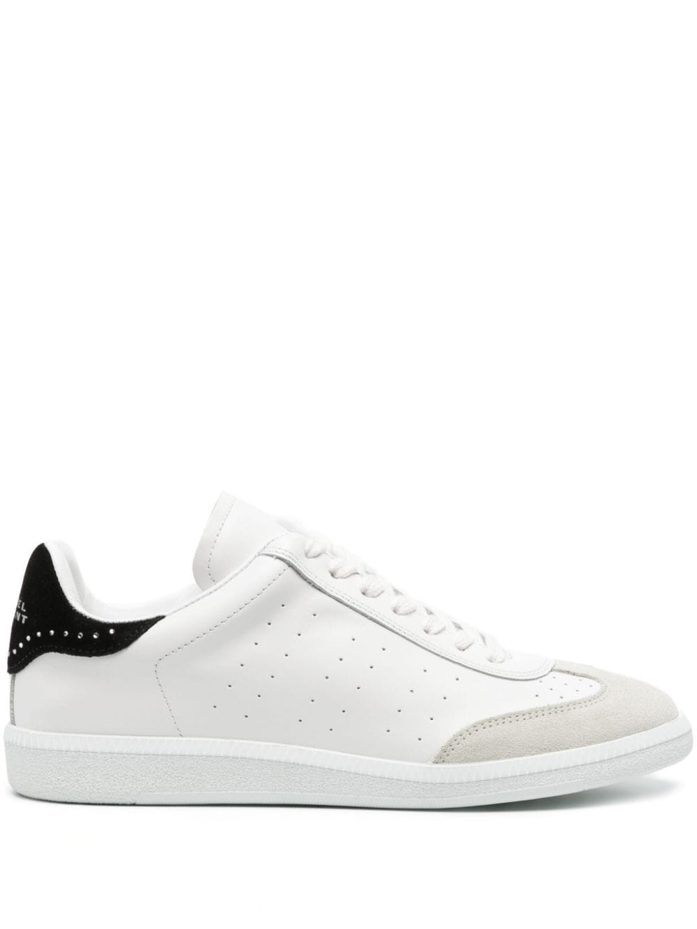 Beth crystal-embellished leather sneakers - 1