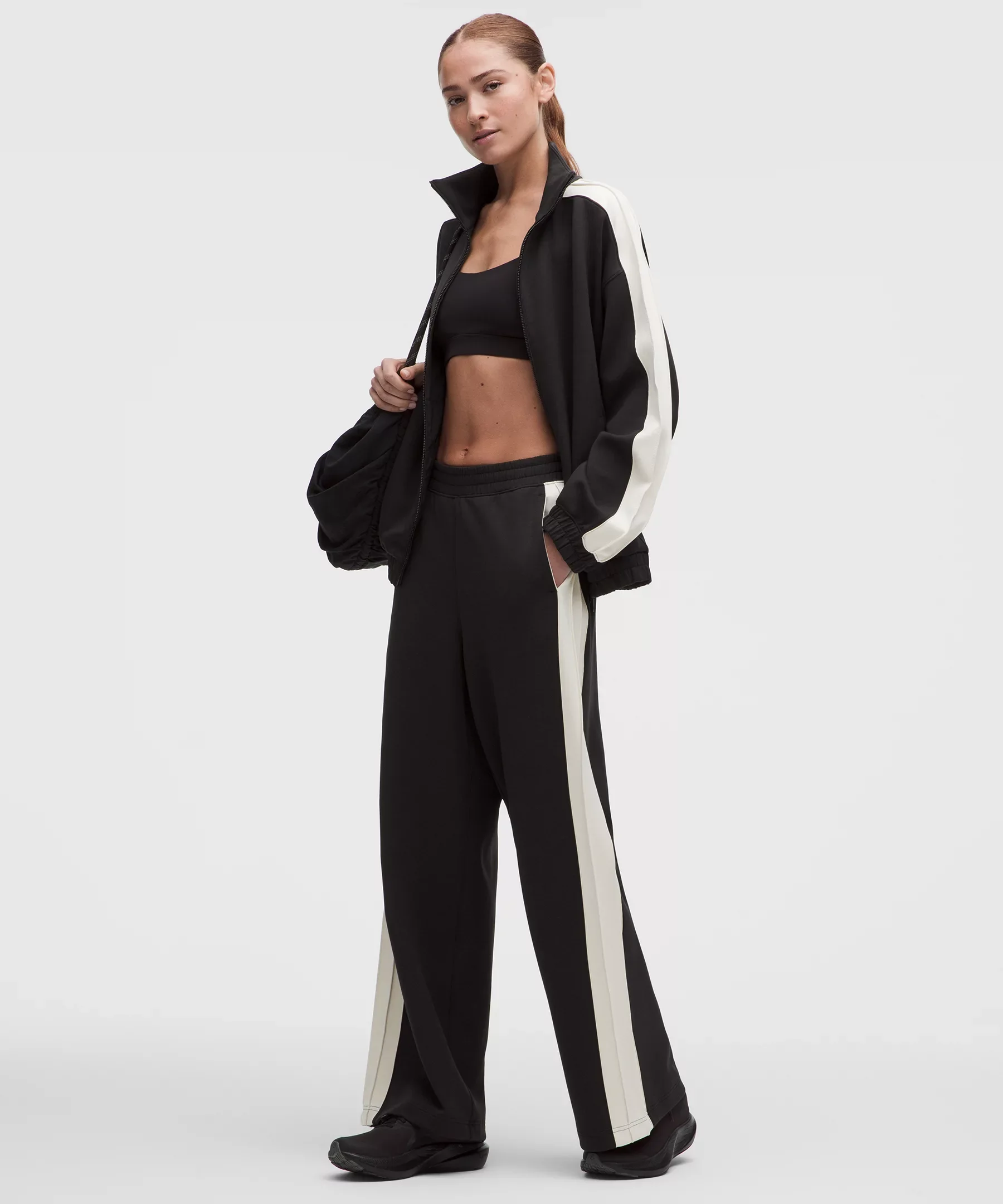 Double-Knit High-Rise Pant - 1
