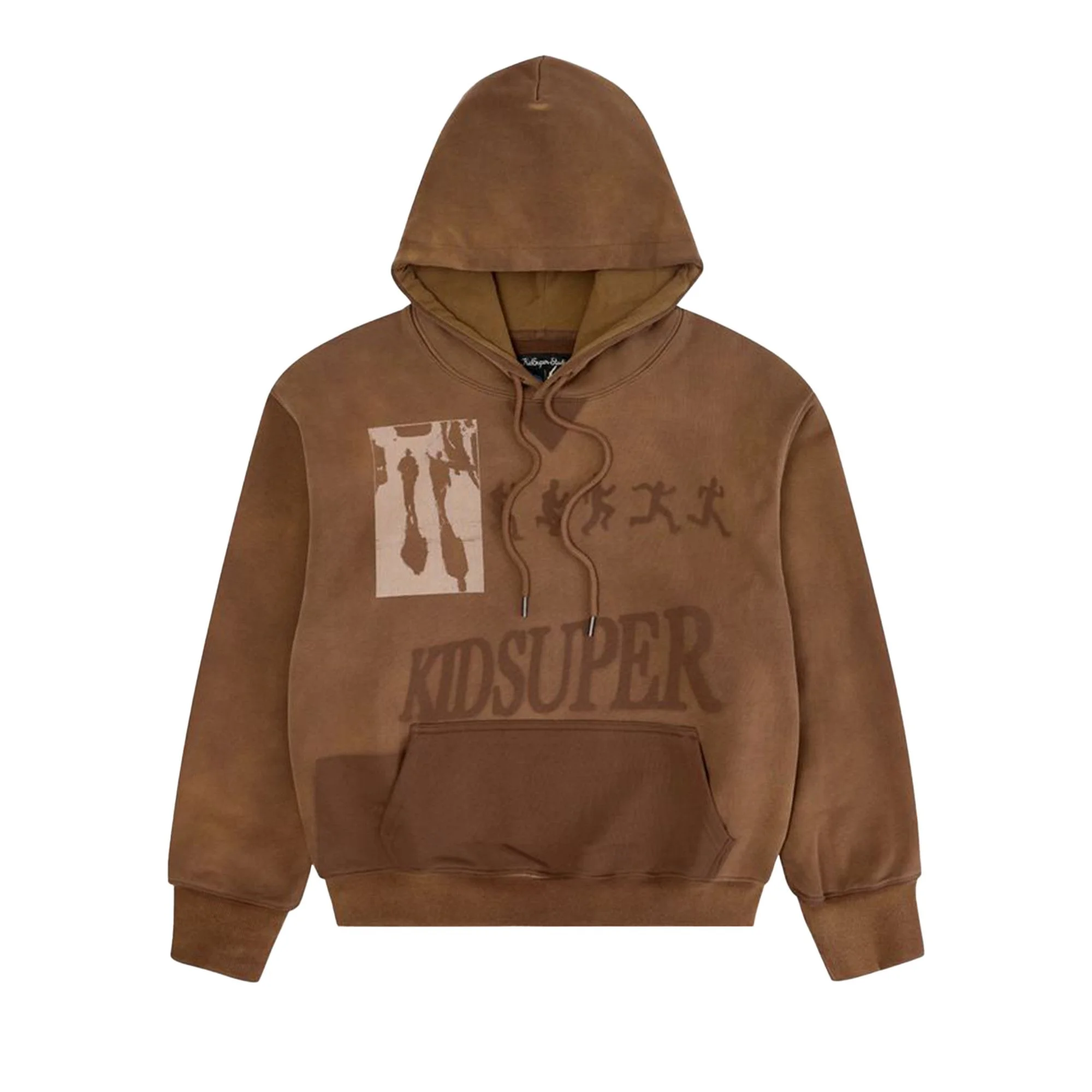 KidSuper Sun Faded Hoodie 'Brown' - 1