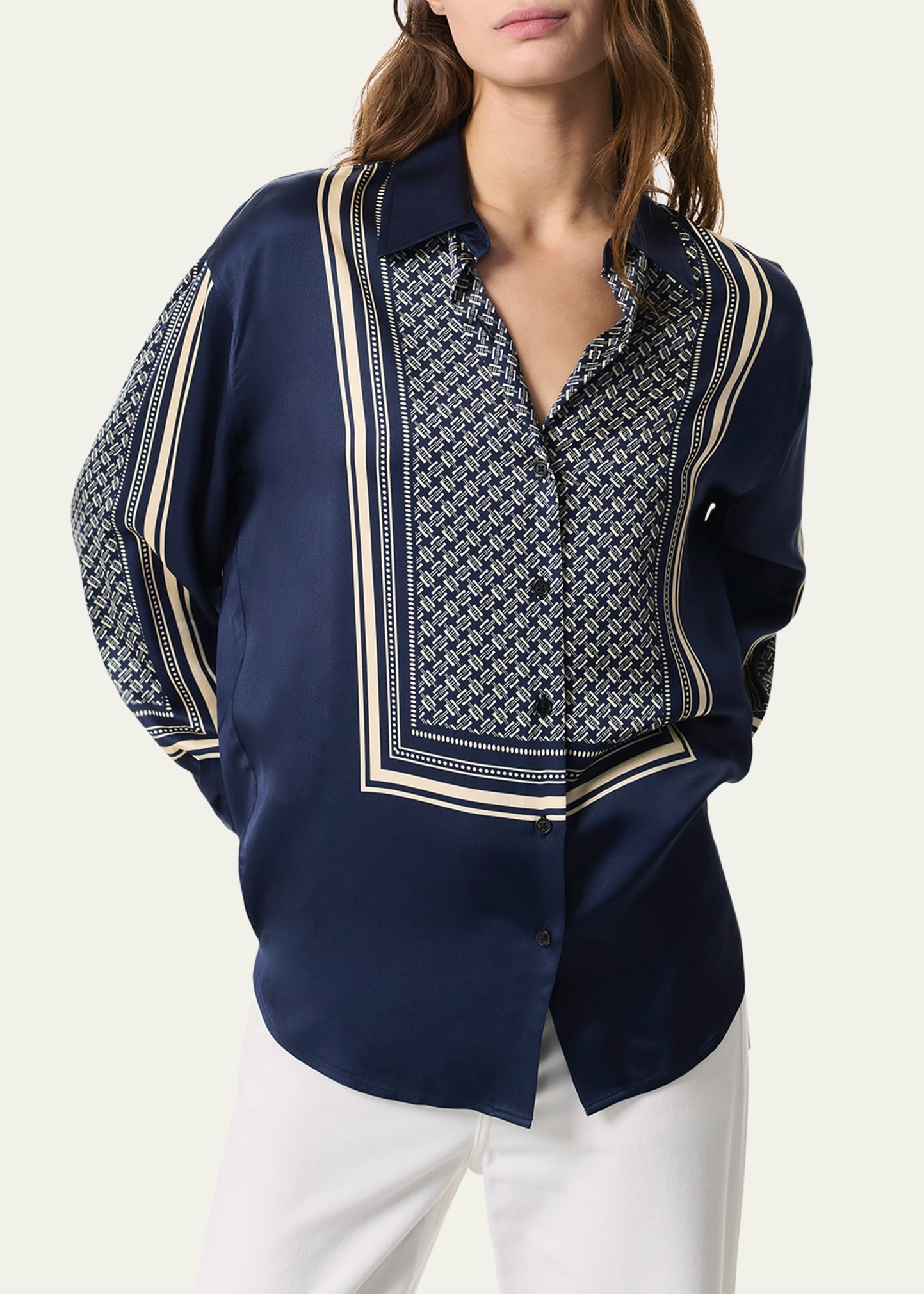 Jessica Printed Long-Sleeve Shirt - 4