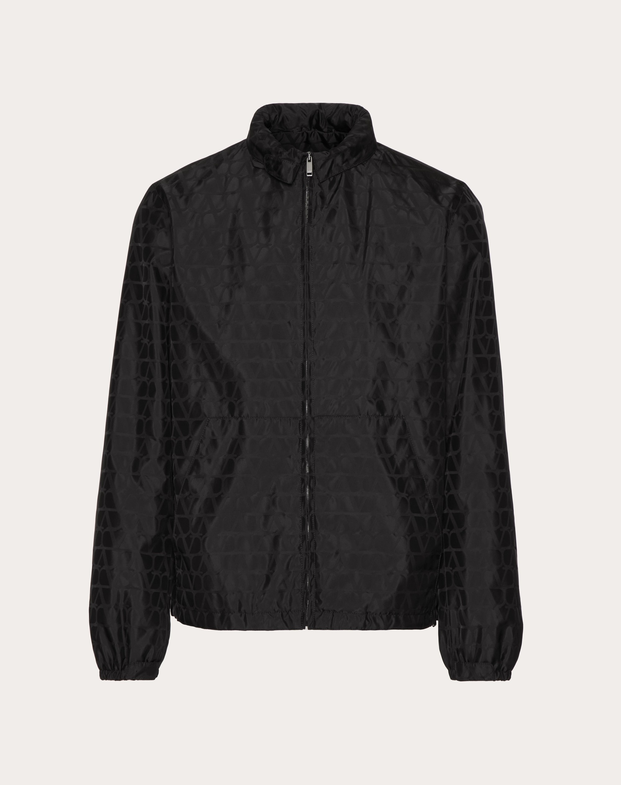 NYLON WINDBREAKER WITH TOILE ICONOGRAPHE PATTERN - 1