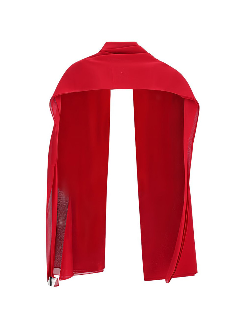 Max Mara red scarf outlook