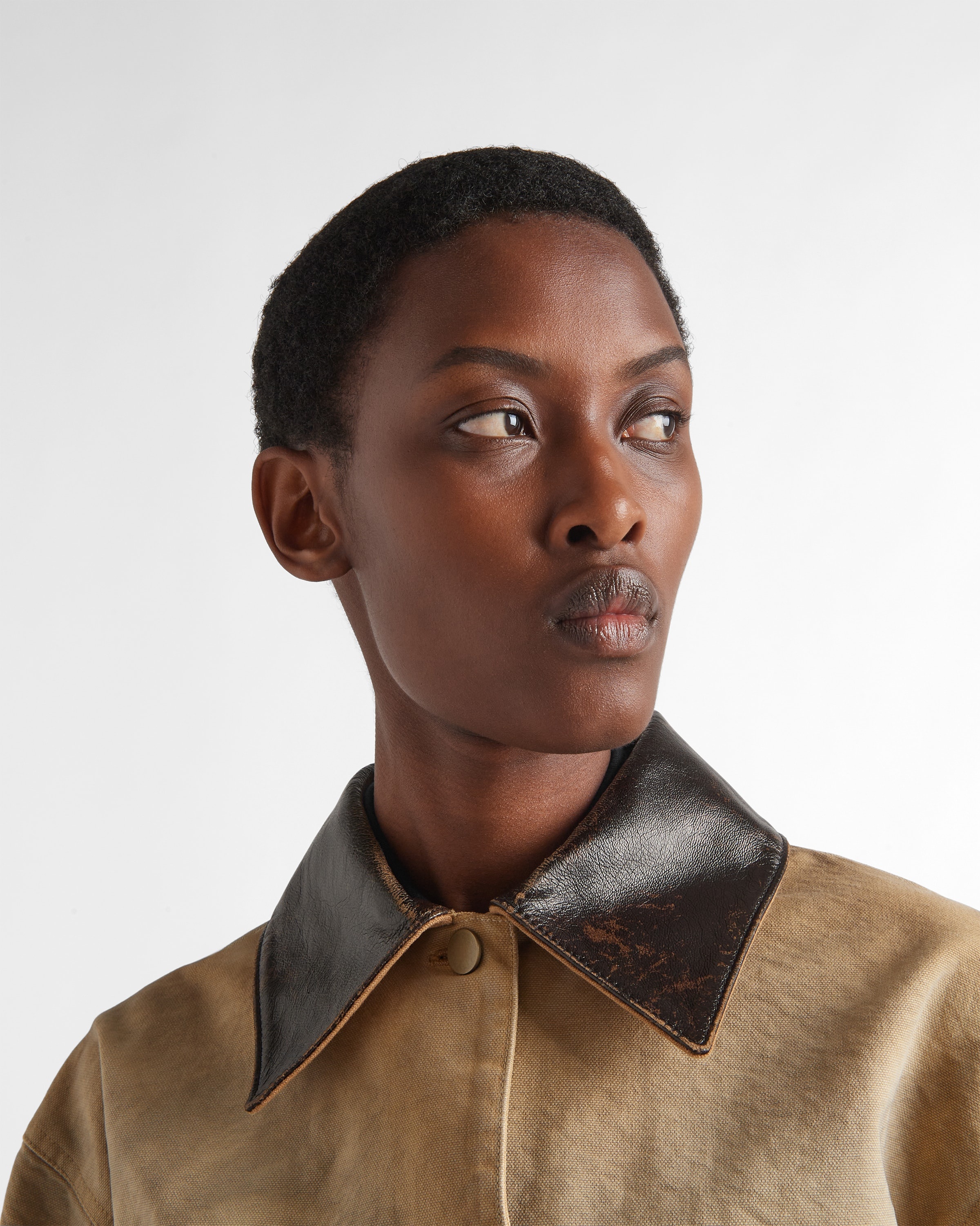 Prada Cropped canvas jacket | REVERSIBLE