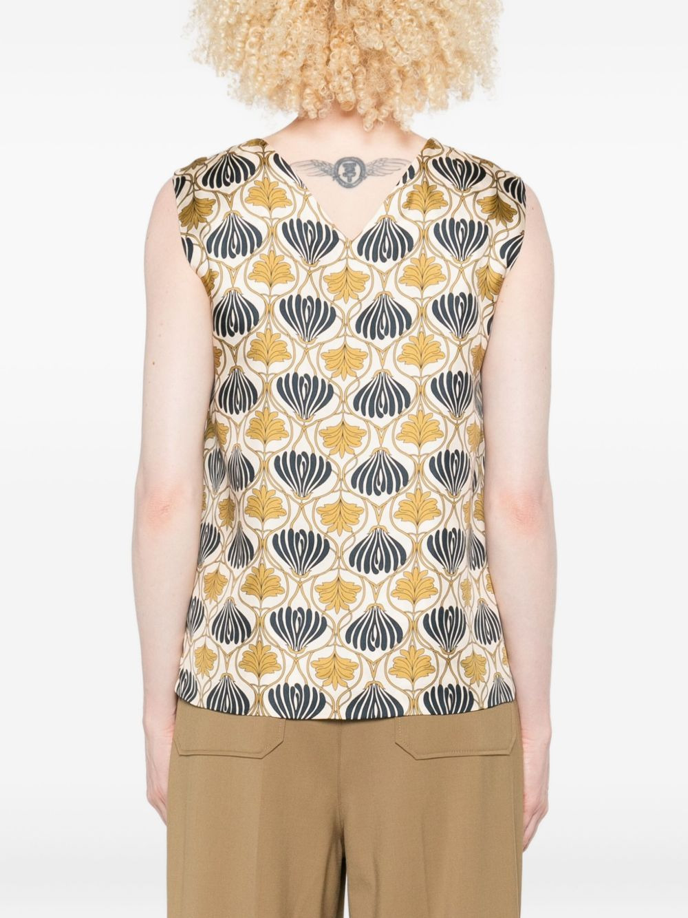 reversible printed top - 4