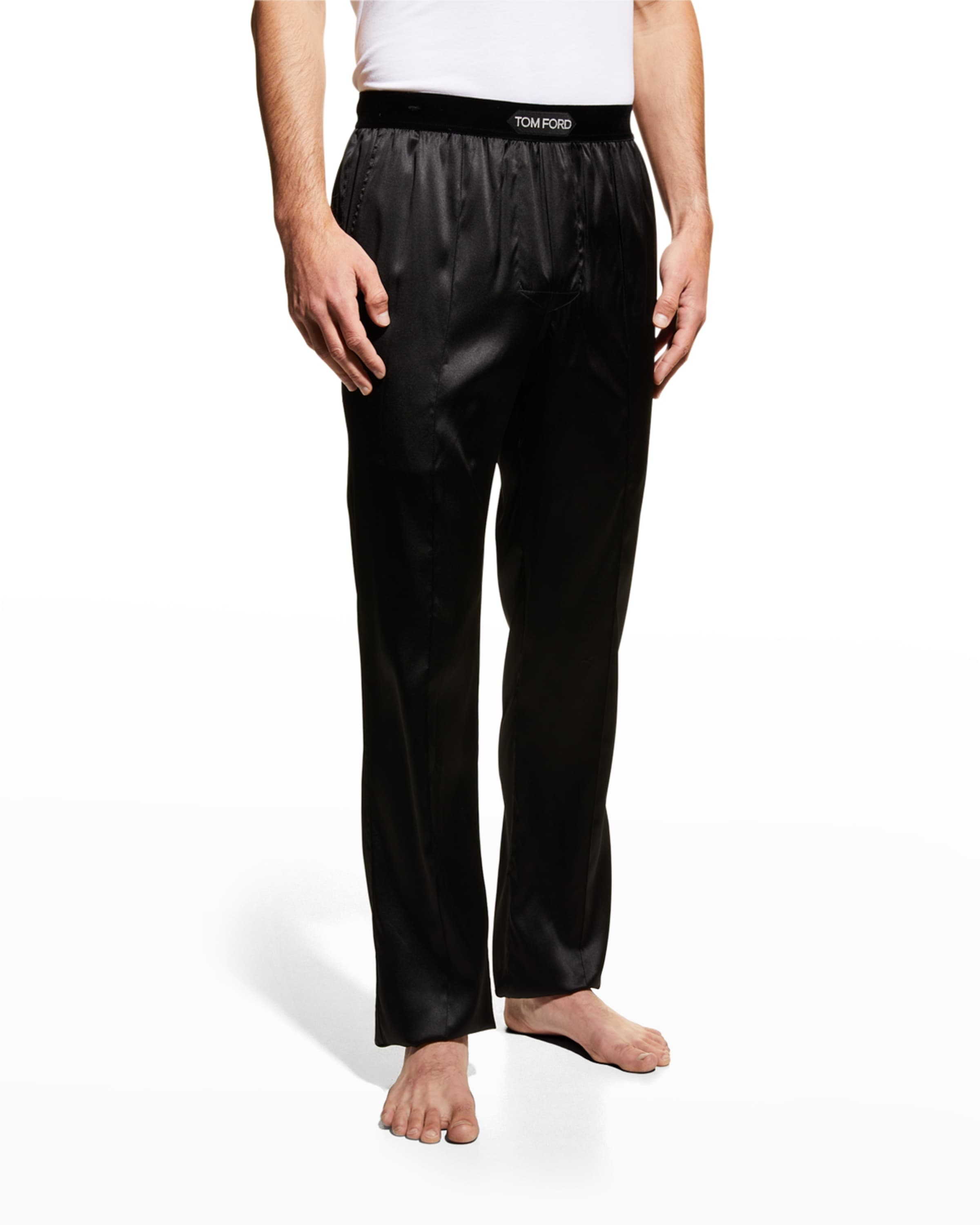 Men's Silk Logo Pajama Pants - 2