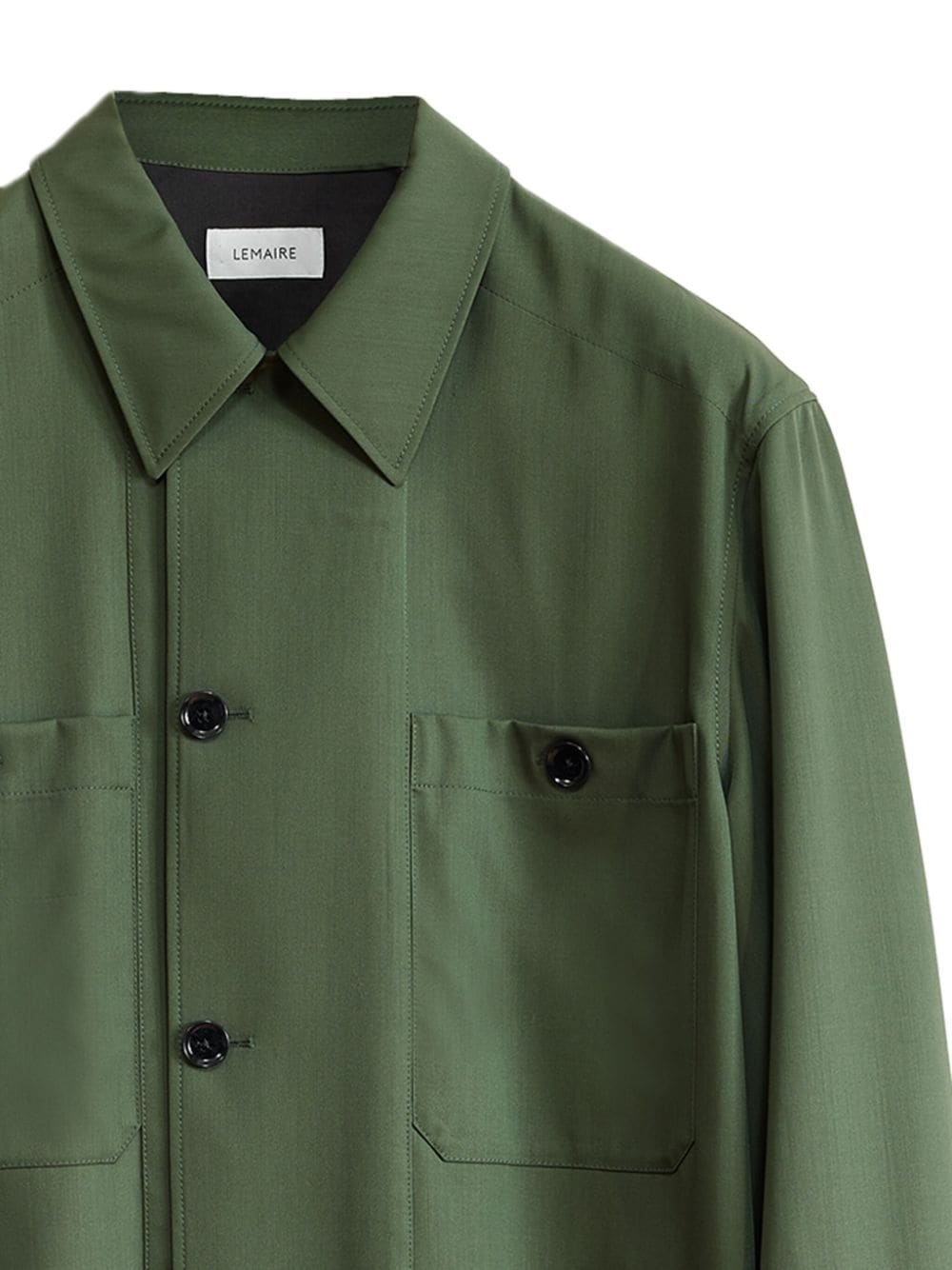 military-inspired shirt jacket - 2