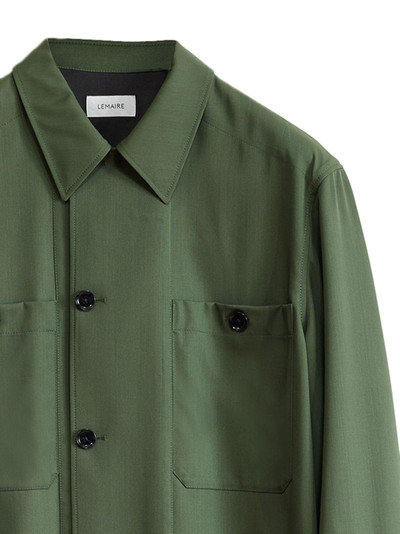 Lemaire military-inspired shirt jacket outlook