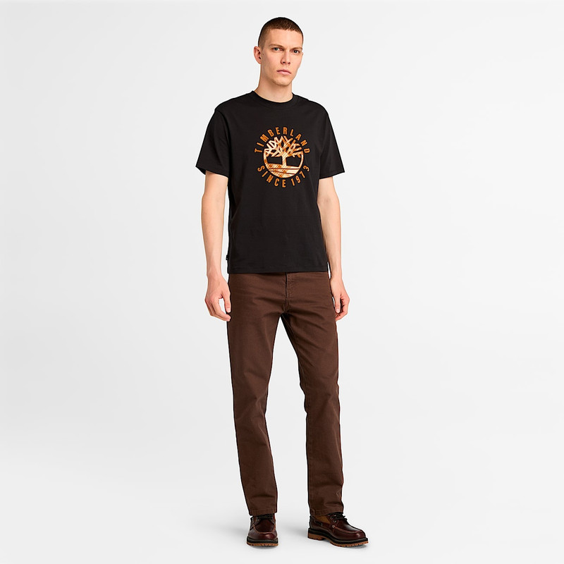 Men's Timberland® Heritage Plaid Logo T-Shirt 3