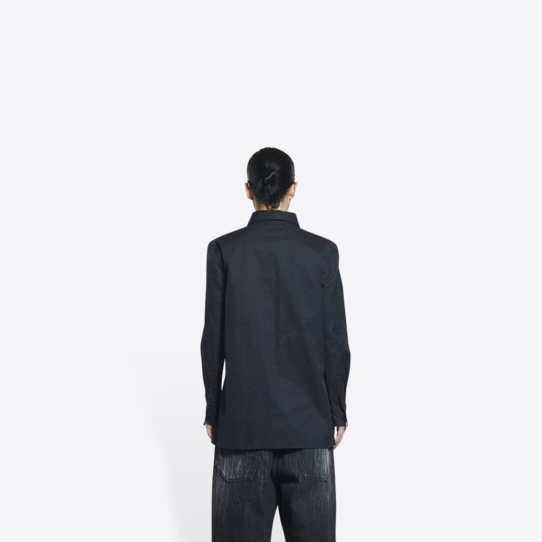 Men's Tailored Shirt  in Black - 5