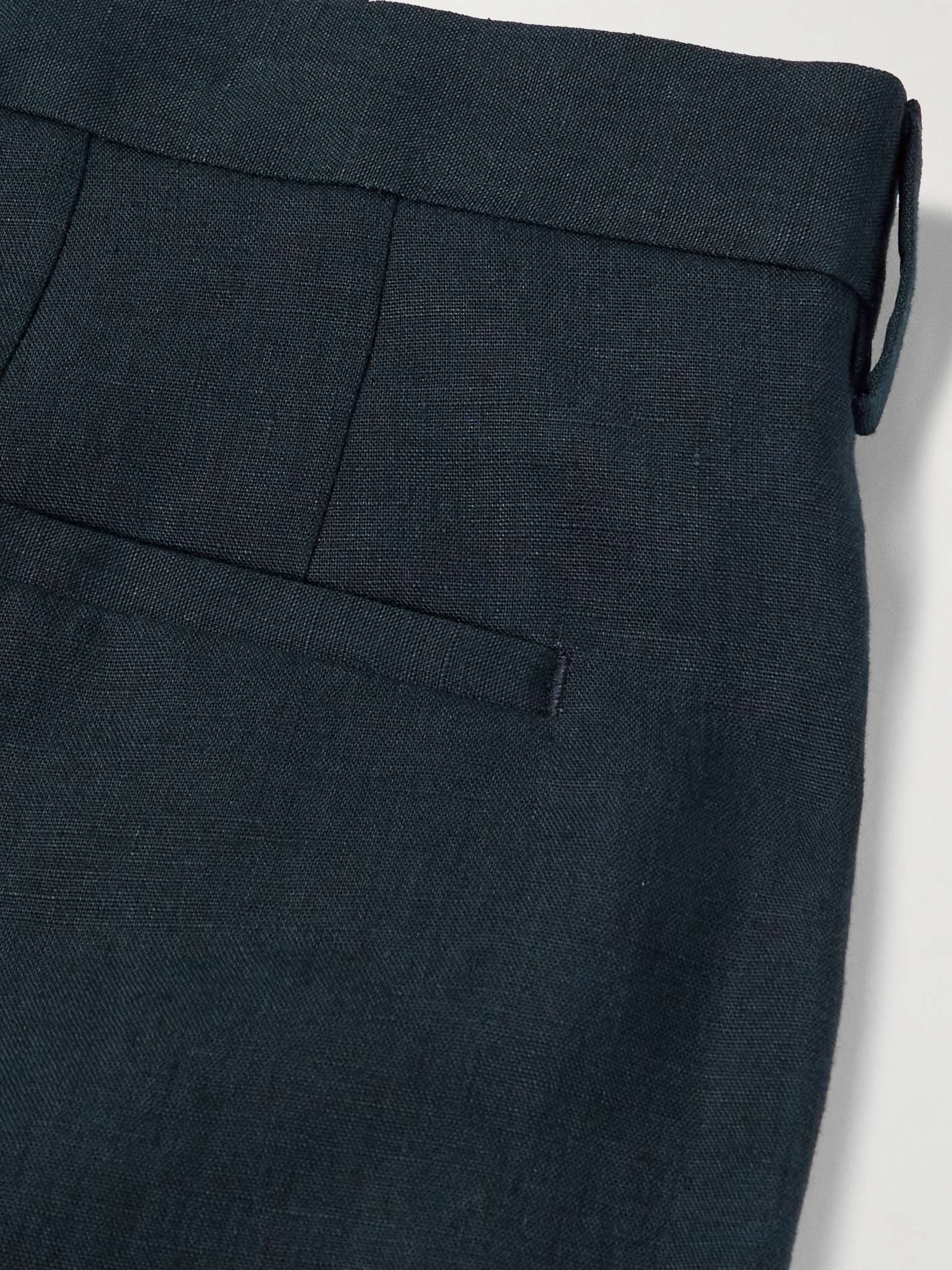 Slim-Fit Linen Suit Trousers - 5