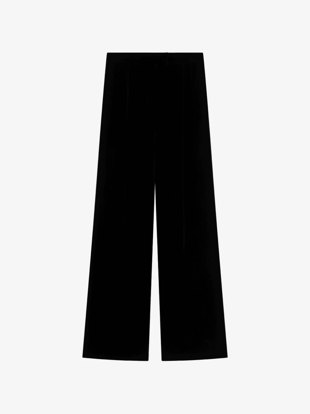 textured wide-leg trousers - 1