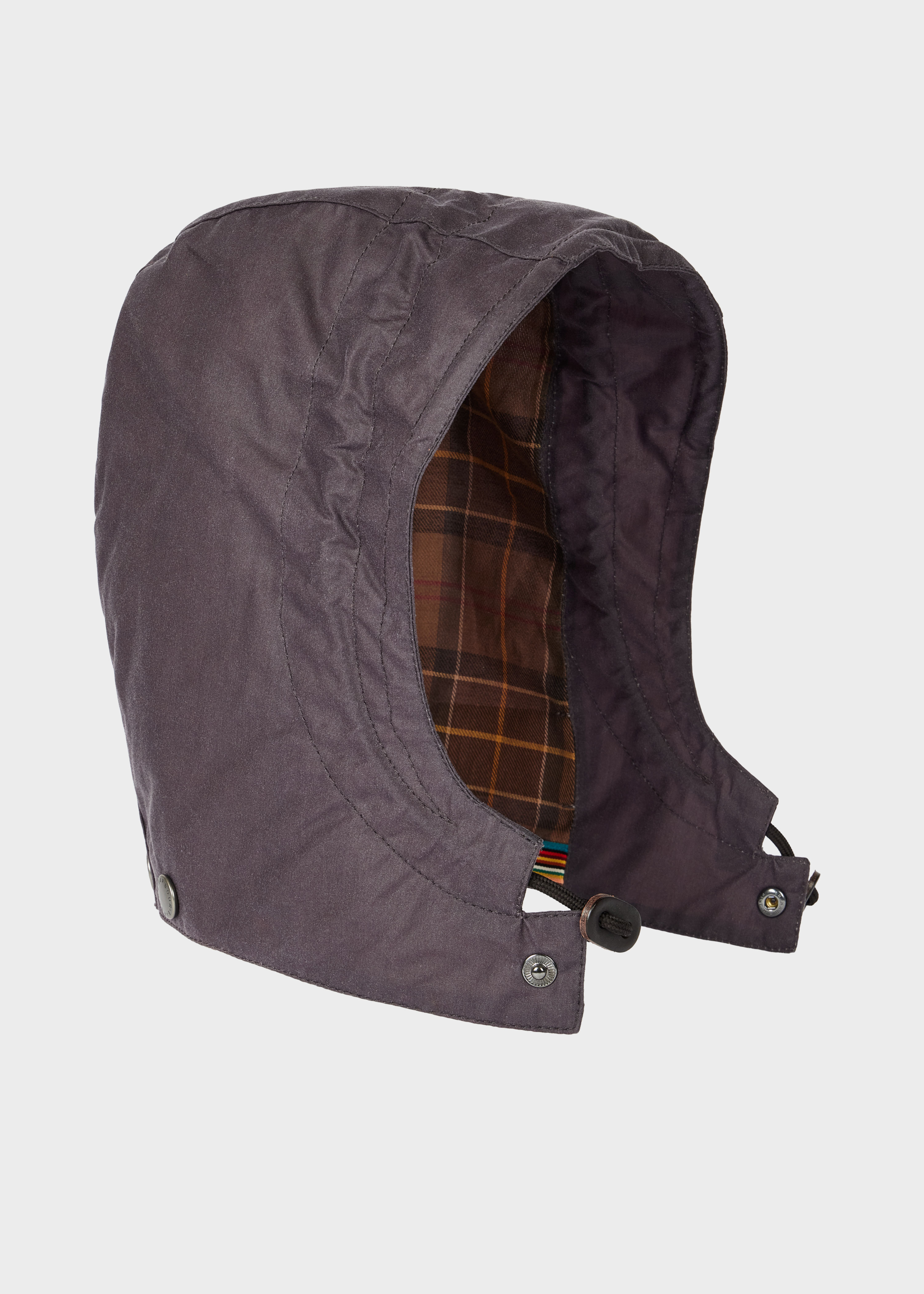 Paul Smith loves Barbour - Grey Lilac Waxed Hood - 1