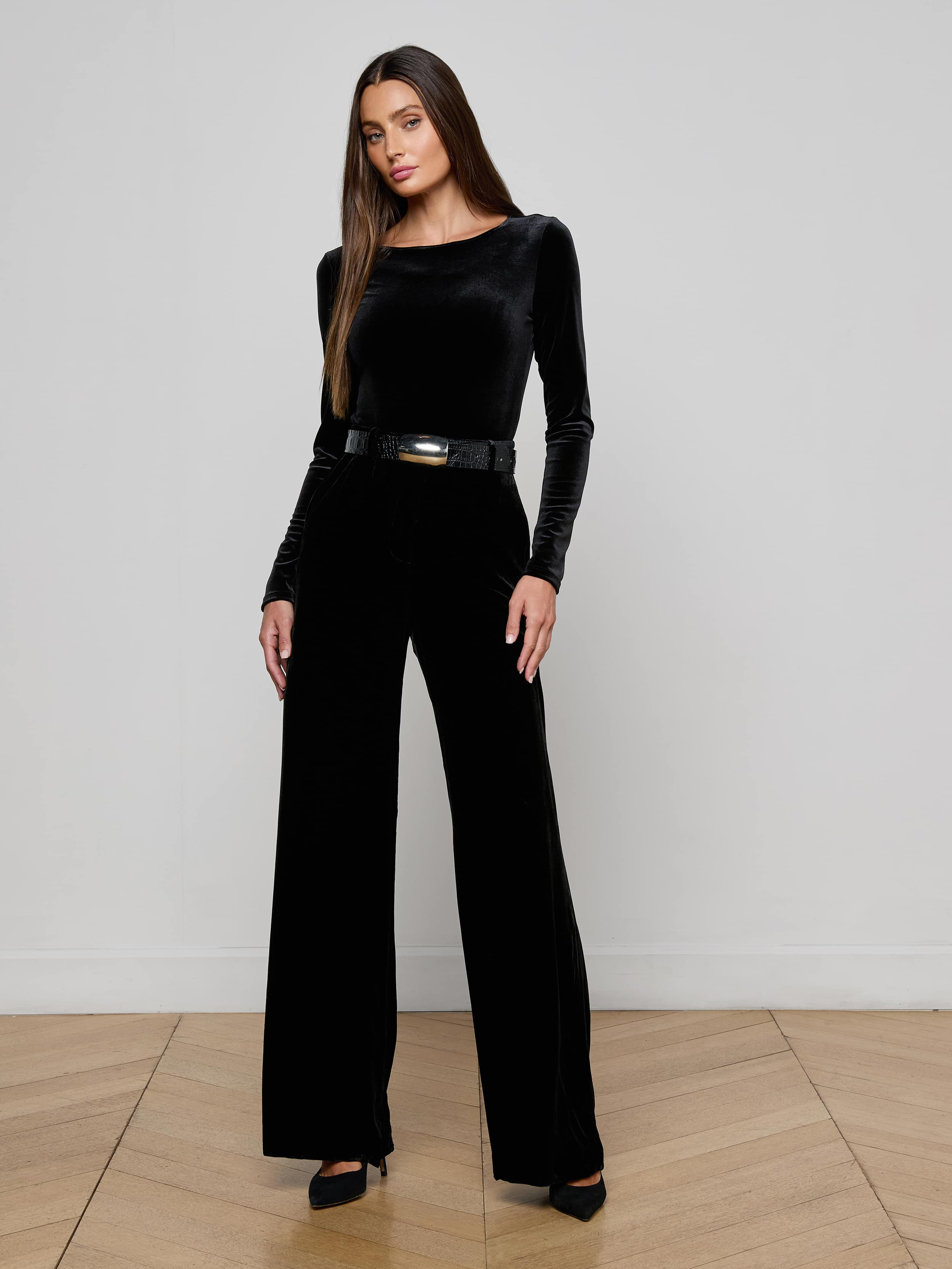 Seraphine Velvet Bodysuit - 4