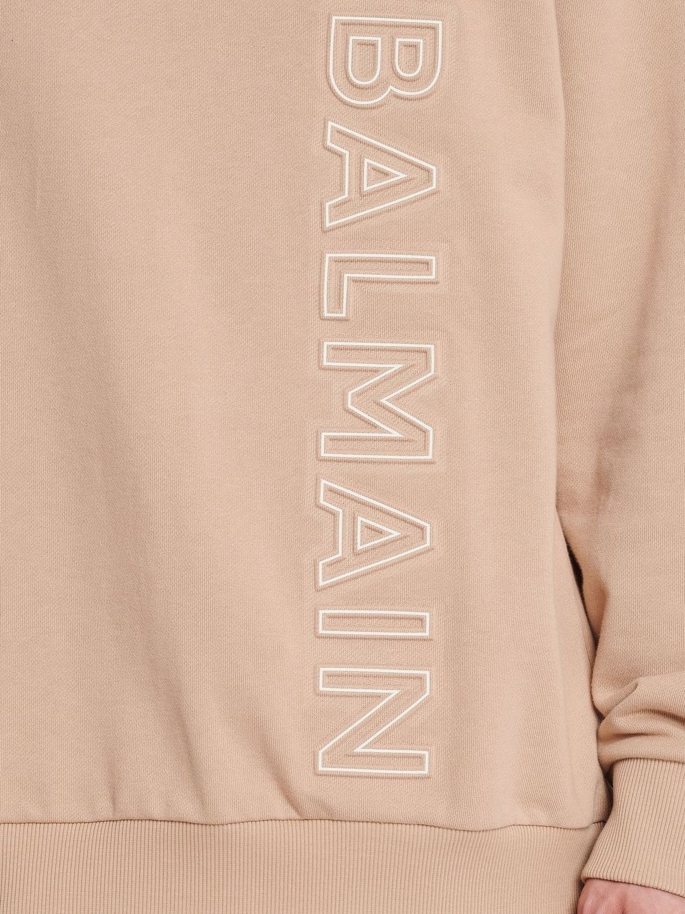 logo-embossed hoodie - 7