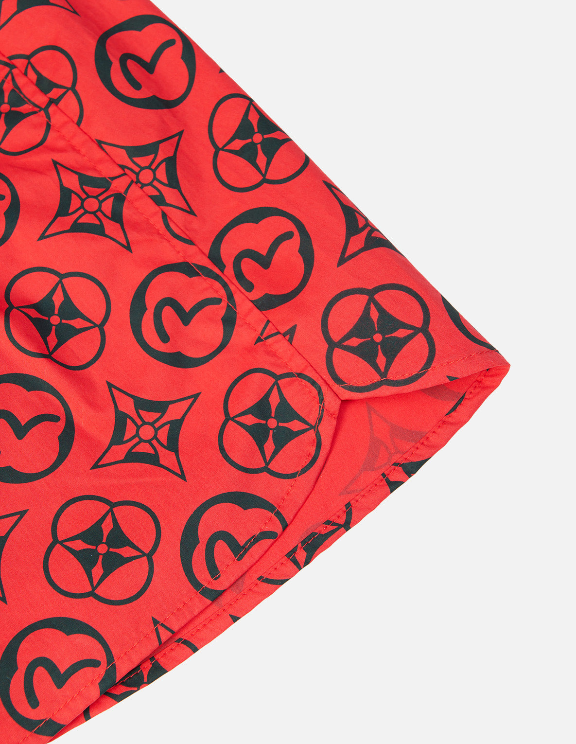 ALLOVER KAMON AND SEAGULL PRINT BOXER SHORTS - 5