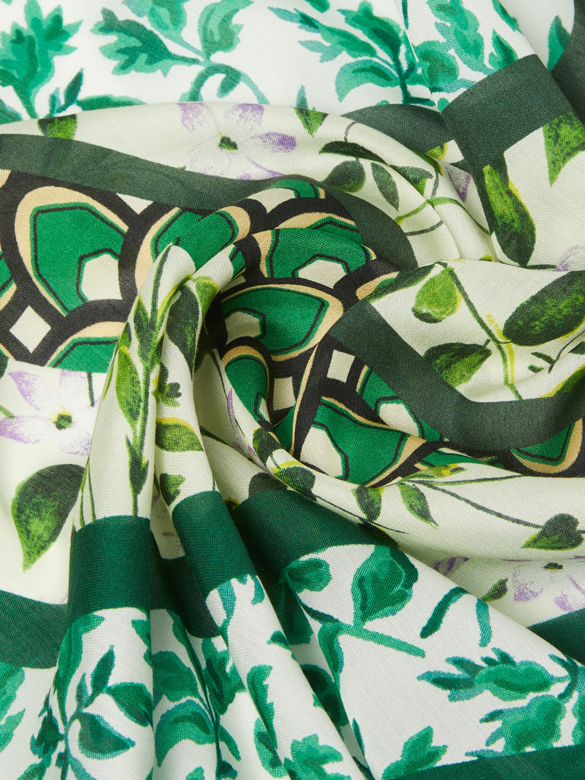 SARONG Modal and printed silk shawl - 3