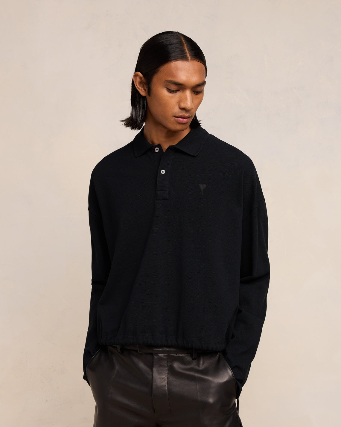 AMI DE COEUR CROPPED POLO - 3