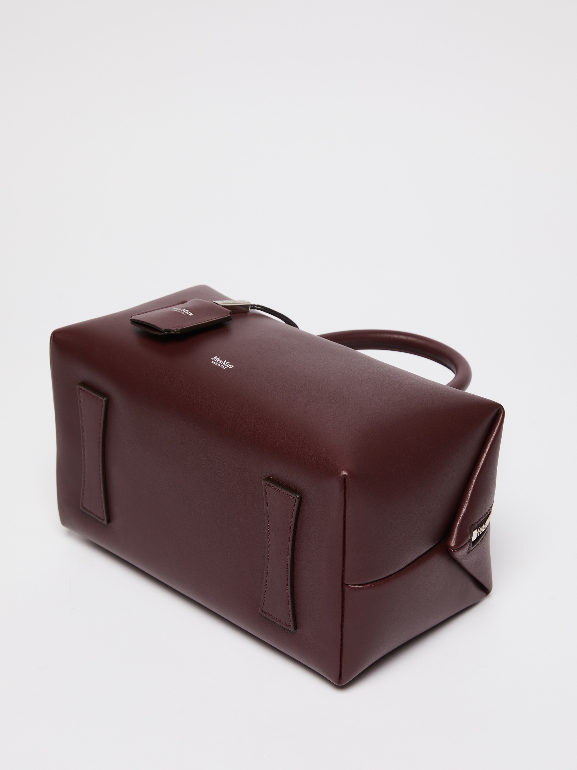 HOLDALLM Medium natural leather bowler bag - 6