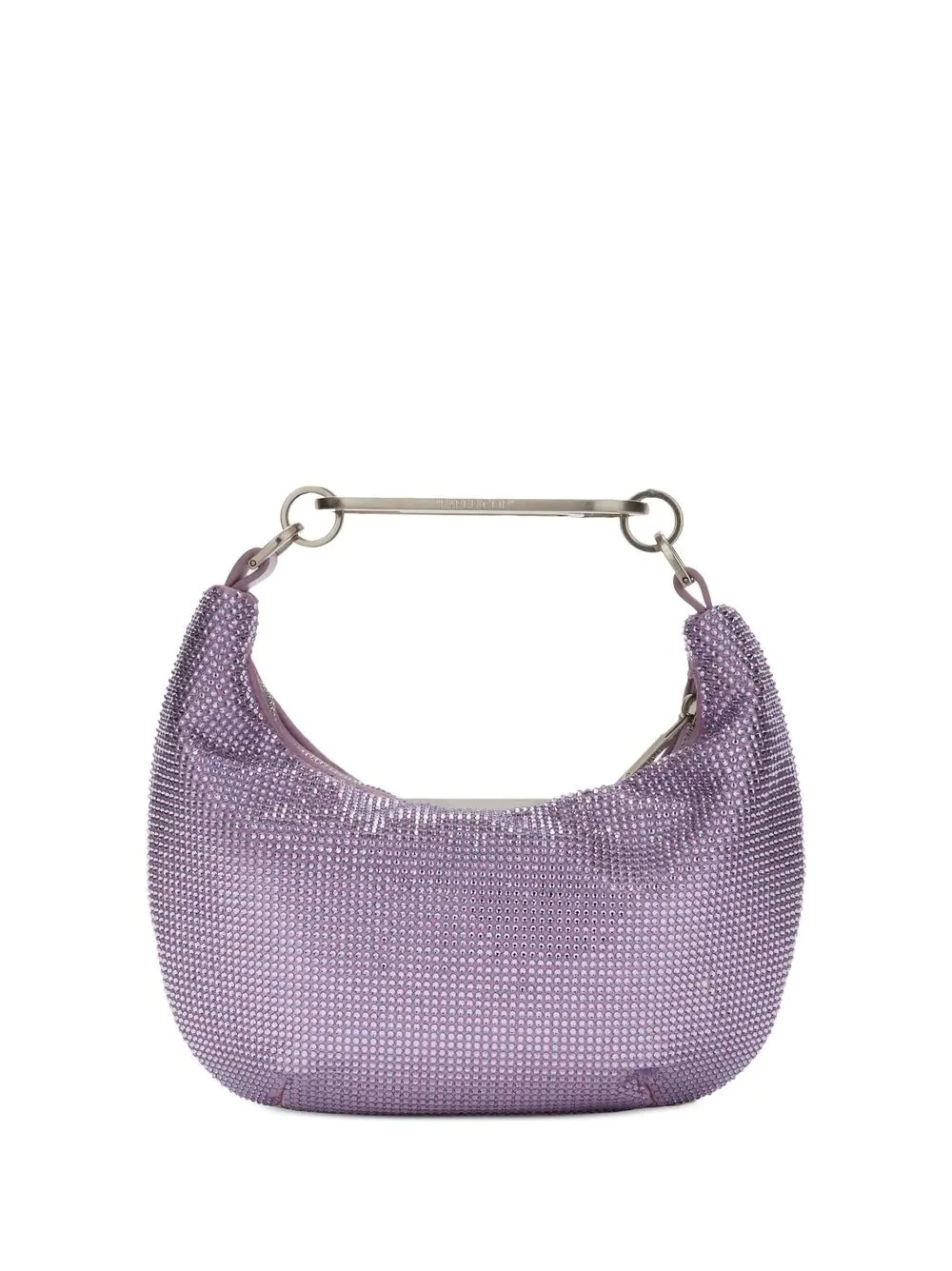 paperclip embellished shoulder bag - 1