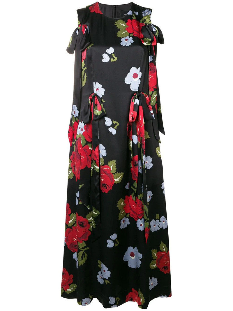 bow ribbon floral dress 1