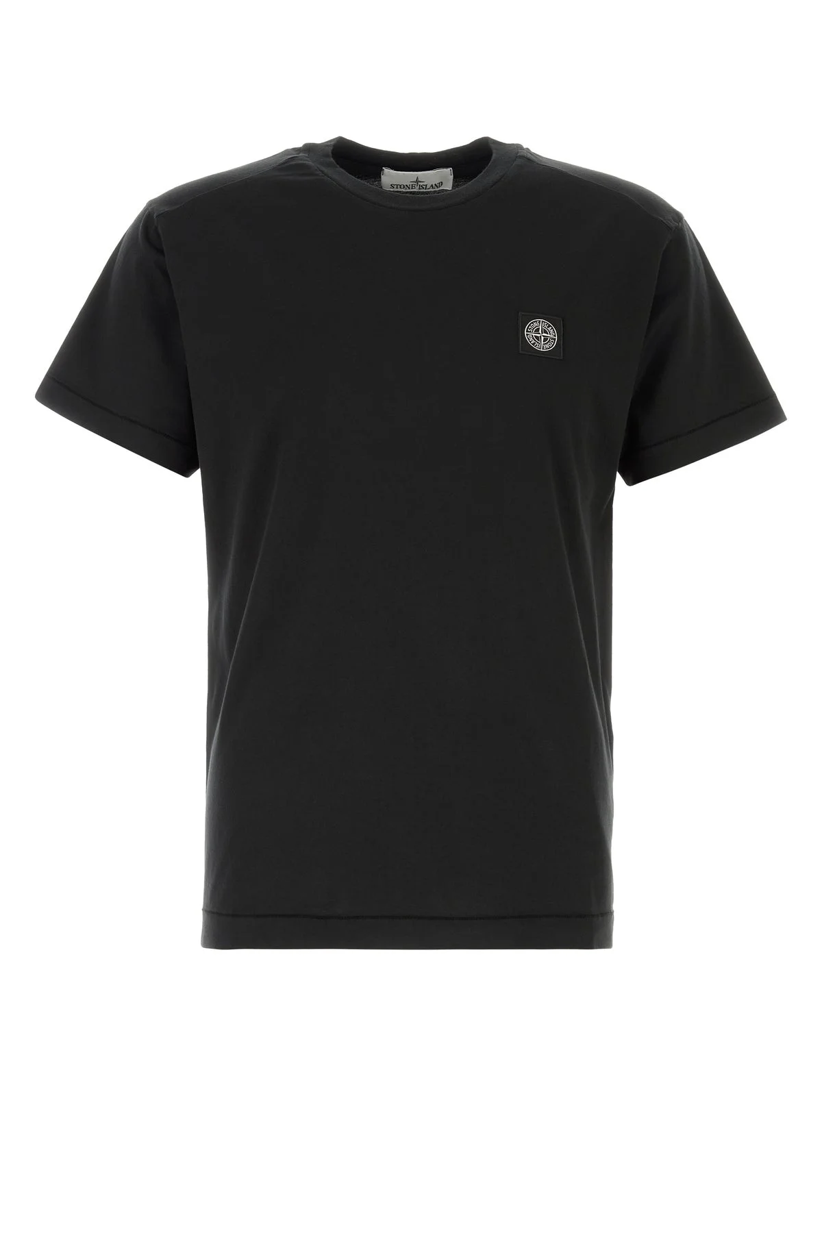 Black cotton t-shirt - 1