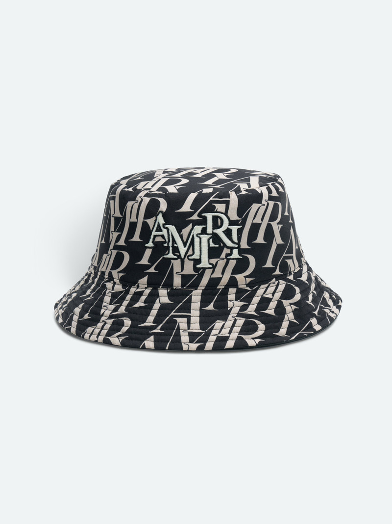 AMIRI REPEAT REVERSIBLE BUCKET HAT 1