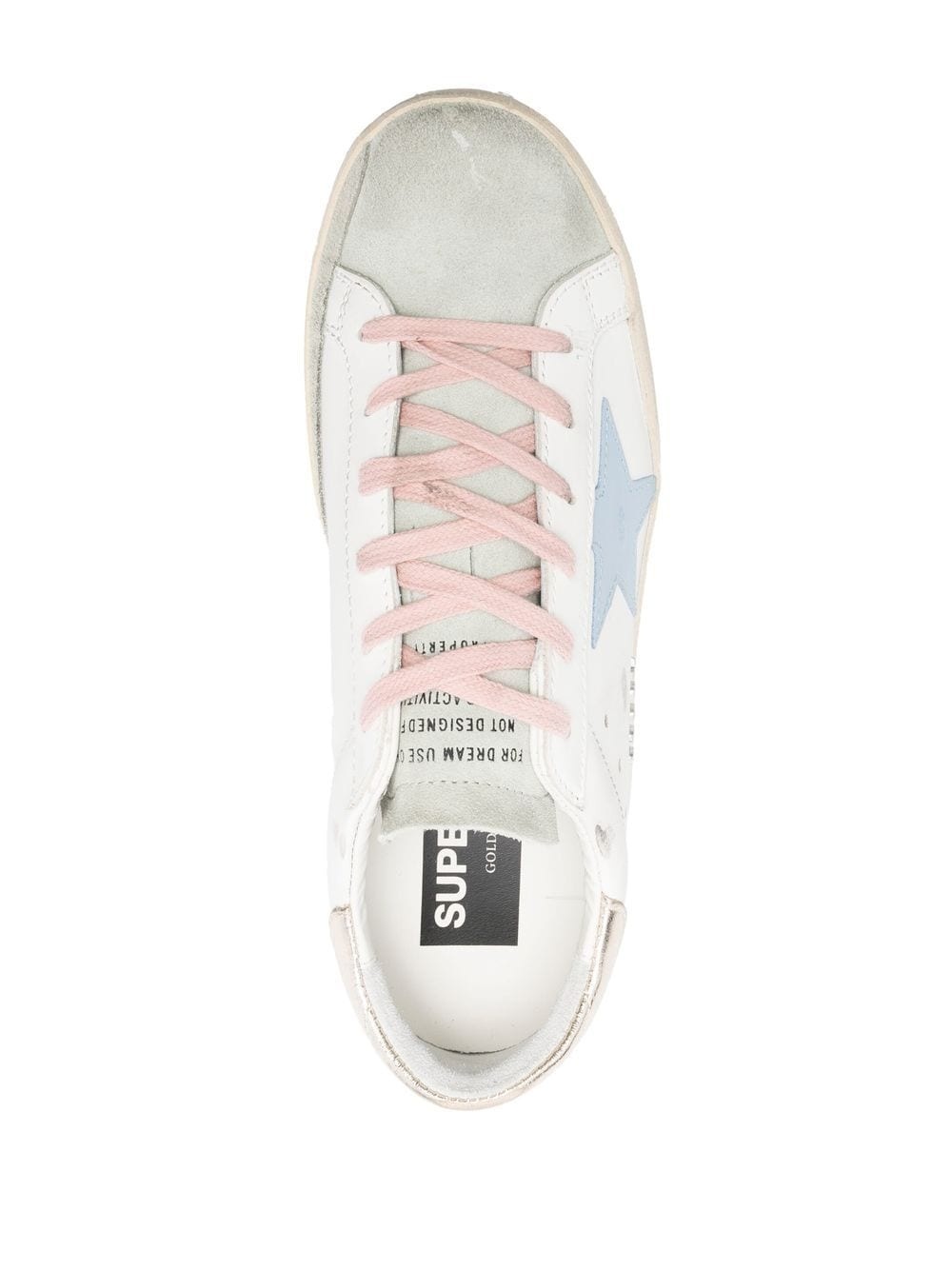 patch-detail lace-up sneakers - 4