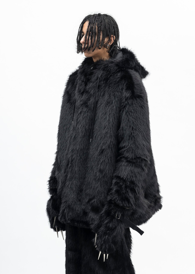 BLACK LEOPARD FAUX-FUR DEVIL JACKET 4