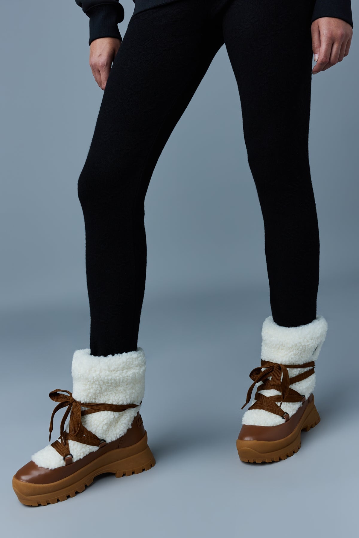 CONQUER shearling ankle boot for women - 7