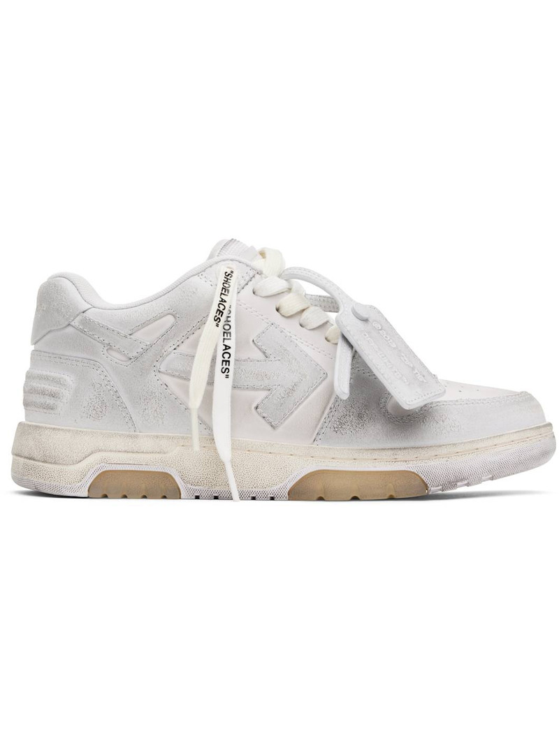 Gray & 'Out Of Office' Vintage Leather Sneakers - 1