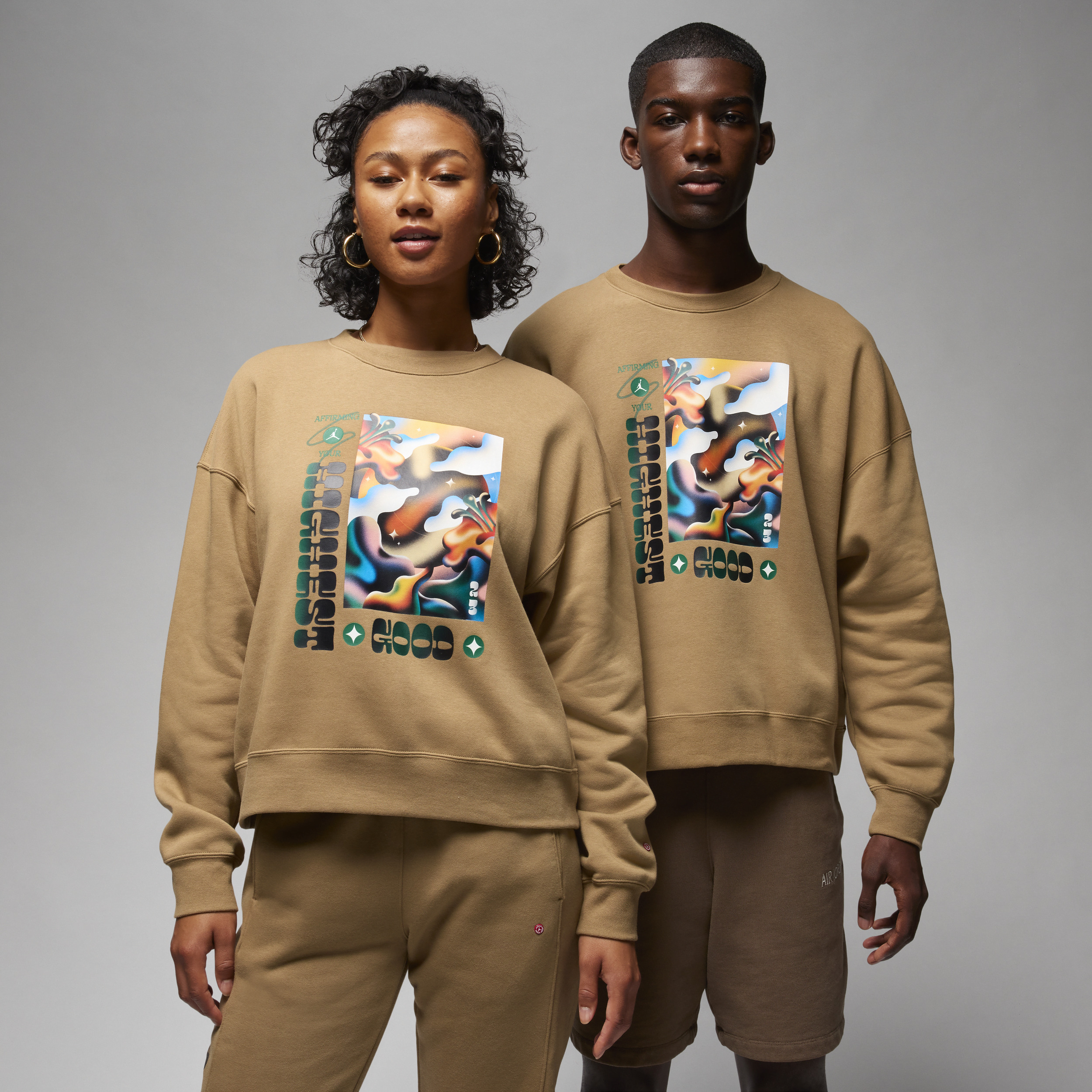 Women's Jordan Artist Series by Jordan Moss Brooklyn Fleece Crew - 1