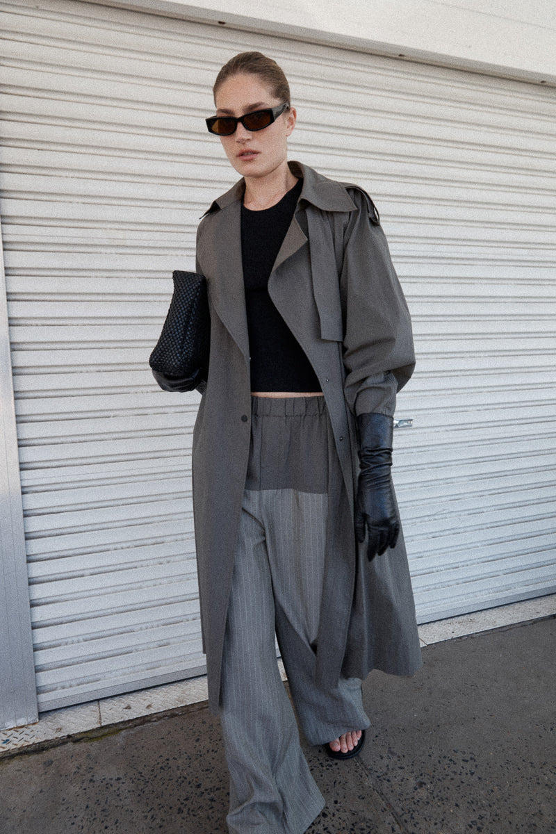Relaxed Trench - Khaki - 8