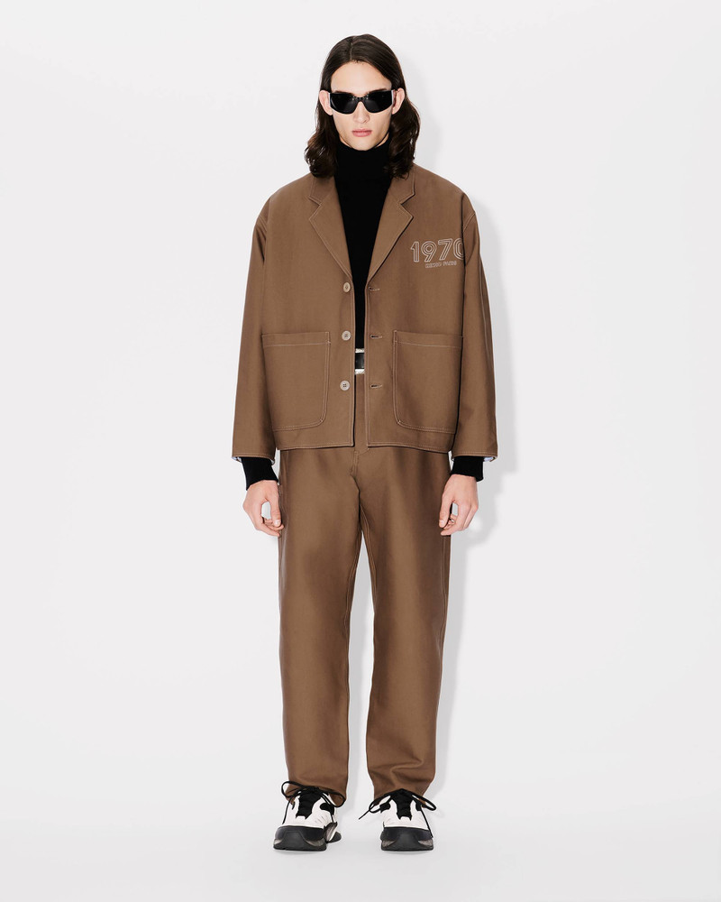 Tapered workwear straight pants 3