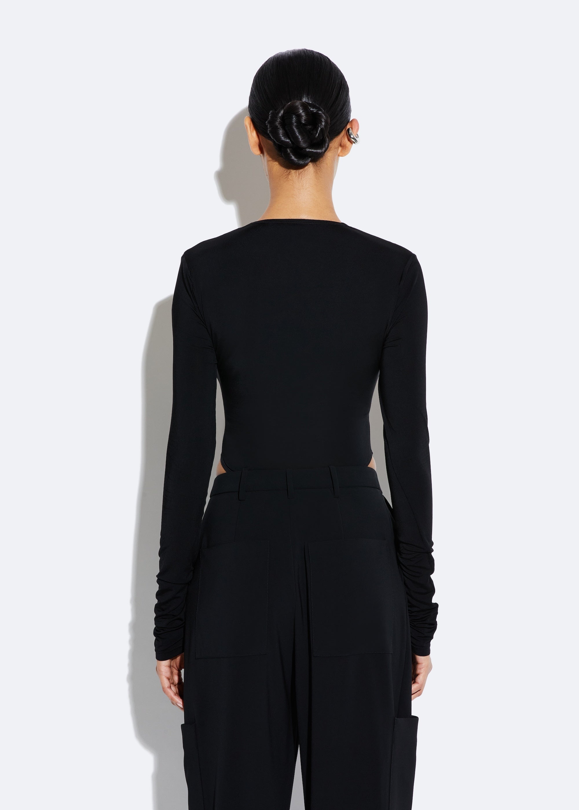 Jersey Long Sleeve Bodysuit - 3